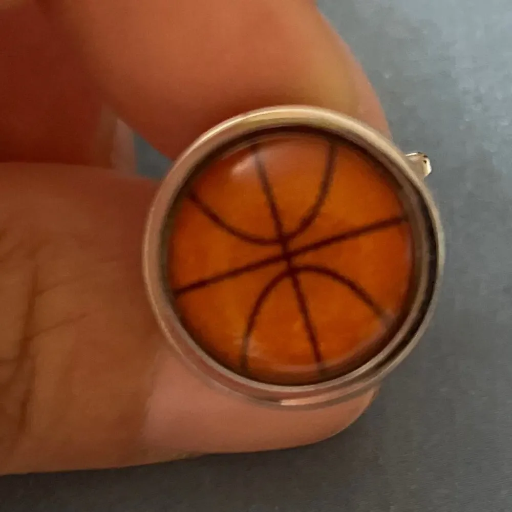 Dibble Dribble Basketball Cufflinks